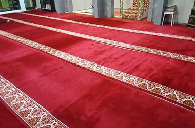 cara cuci karpet masjid